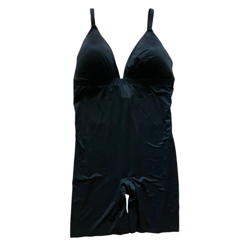 Assets by Spanx Black One Piece Bodysuit Shapewear 1X